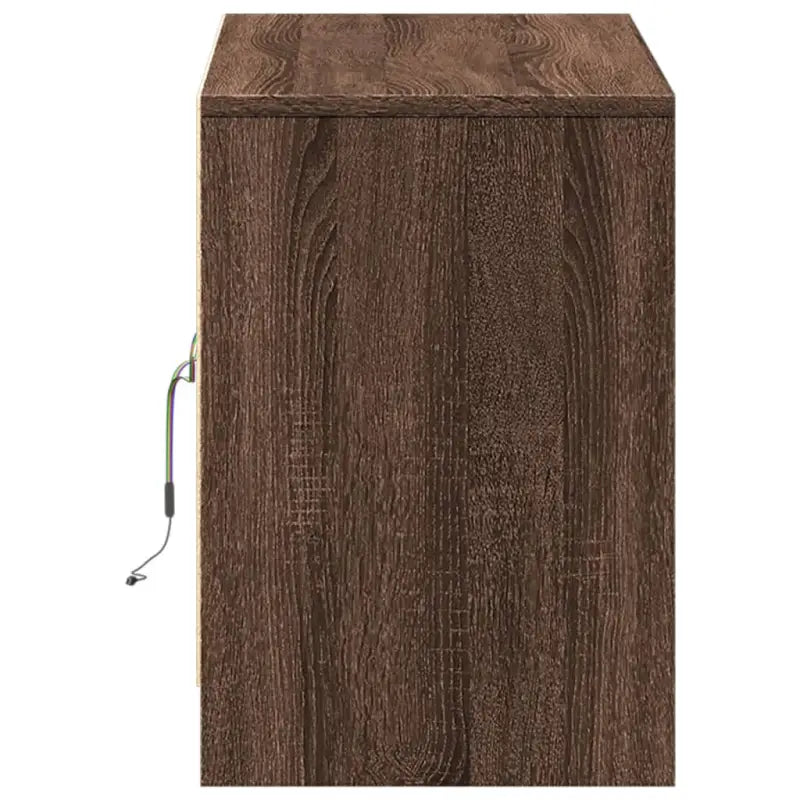 Stijlvol tv-meubel van bewerkt hout met LED-verlichting en stabiel ontwerp - Tv-meubels