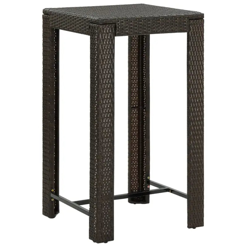 Stijlvolle bartafel voor binnen en buiten met stevig stalen frame - Tuintafels