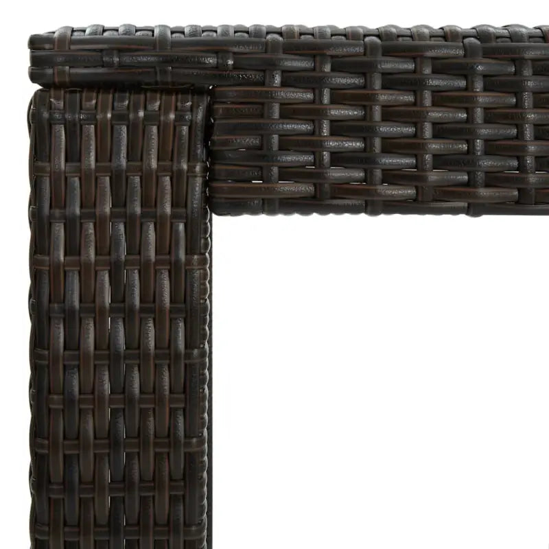 Stijlvolle bartafel voor binnen en buiten met stevig stalen frame - Tuintafels