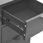Stijlvolle dressoir met gehard glas en verstelbare schappen - Dressoirs & buffetkasten