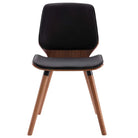 Stijlvolle Eetkamerstoelen Set met Kunstleer Comfort - Eetkamerstoelen