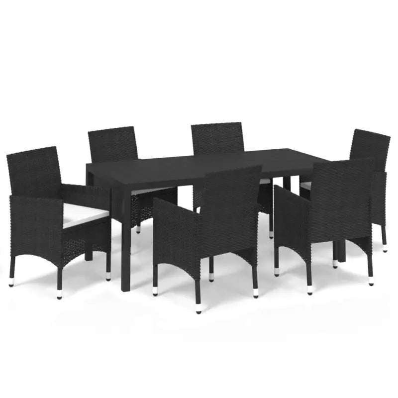 Stijlvolle en duurzame tuinset met weerbestendige rattan stoelen - Tuinsets