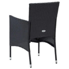 Stijlvolle en duurzame tuinset met weerbestendige rattan stoelen - Tuinsets