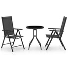 Stijlvolle en duurzame tuinset voor terras of tuin - Zwart - Tuinsets
