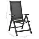 Stijlvolle en duurzame tuintafelset voor in de tuin of op het terras - Tuinsets