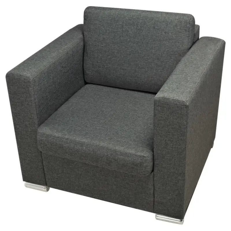 Stijlvolle fauteuil met houten frame en verchroomde poten voor elk interieur - Fauteuils & Relaxfauteuils