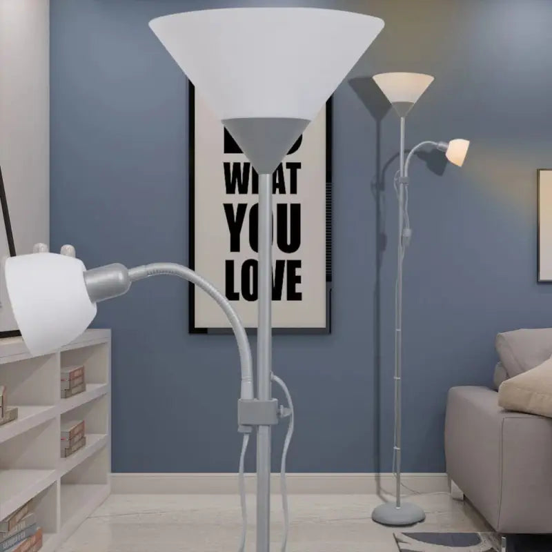 Stijlvolle moderne staande lamp voor een elegante verlichting - Grijs / 1 / 2 - Lampen