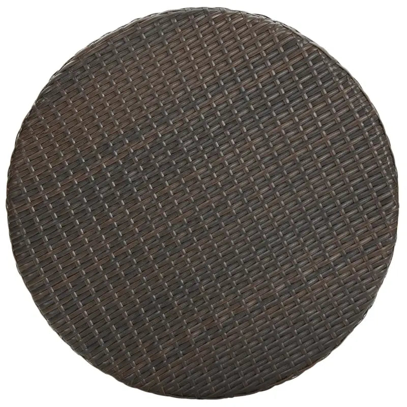 Stijlvolle poly rattan tuintafel met stevig stalen onderstel - Tuintafels