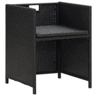 Stijlvolle rattan tuinstoelen inclusief levering bevat voor tuin of terras - Tuinstoelen