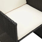 Stijlvolle rattan tuinstoelen inclusief levering bevat voor tuin of terras - Tuinstoelen