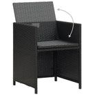 Stijlvolle rattan tuinstoelen inclusief levering bevat voor tuin of terras - Tuinstoelen