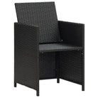 Stijlvolle rattan tuinstoelen inclusief levering bevat voor tuin of terras - Tuinstoelen