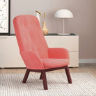 Stijlvolle relaxstoel voor comfortabel werken en ontspannen - Roze / 1 / Zonder voetensteun - Fauteuils & Relaxfauteuils