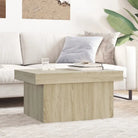 Stijlvolle salontafel van bewerkt hout voor een elegante woonkamer - Sonoma eiken / 1 / 100 cm - Salontafels
