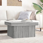 Stijlvolle salontafel van bewerkt hout voor een elegante woonkamer - Grijs sonoma / 1 / 100 cm - Salontafels