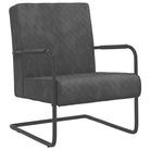 Stijlvolle Sledestoel met Metalen Frame voor Modern Interieur - Donkergrijs / 1 - Fauteuils & Relaxfauteuils