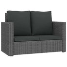 Stijlvolle tuinset met gepoedercoat stalen frame en levering bevat - Grijs - Tuinsets