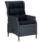 Stijlvolle tuinset met poly rattan en gepoedercoat staal - Tuinsets