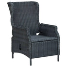 Stijlvolle tuinset met poly rattan en gepoedercoat staal - Tuinsets