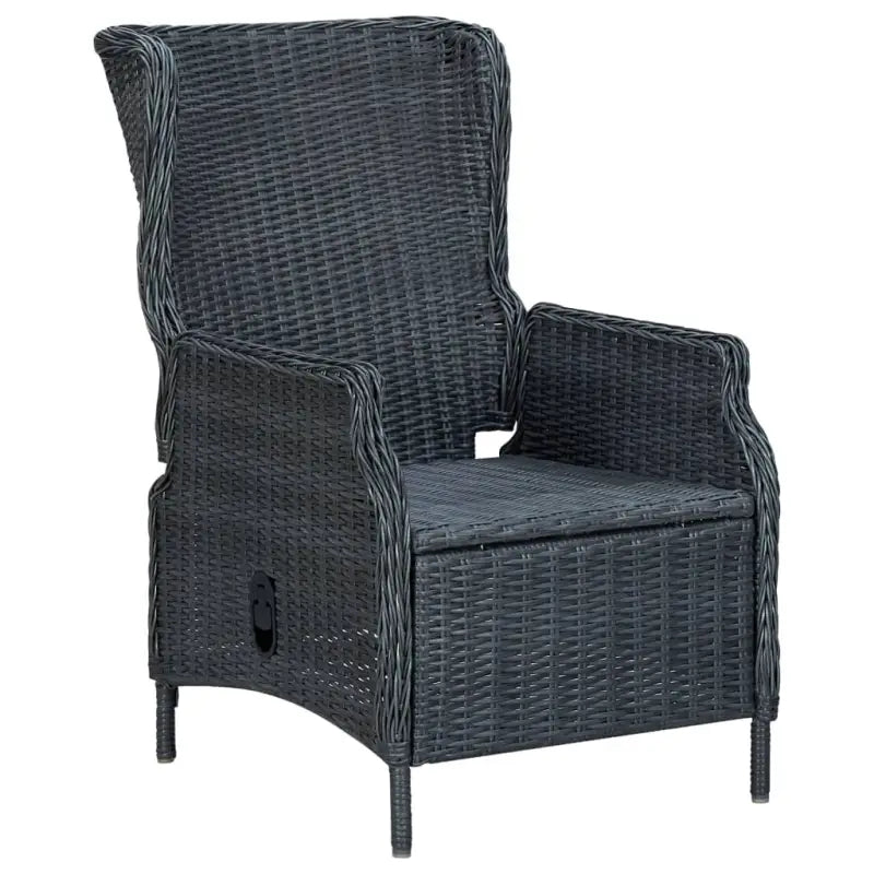 Stijlvolle tuinset met poly rattan en gepoedercoat staal - Tuinsets