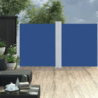 Stijlvolle zijluifel voor privacy en bescherming op je terras - Blauw / 160 x 600 cm / 1 - Parasols en zonneschermen