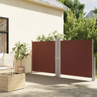 Stijlvolle zijluifel voor privacy en bescherming op je terras - Bruin / 140 x 1200 cm / 1 - Parasols en zonneschermen