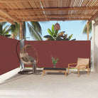 Stijlvolle zijluifel voor privacy en bescherming op je terras - Bruin / 160 x 600 cm / 1 - Parasols en zonneschermen