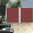 Stijlvolle zijluifel voor privacy en bescherming op je terras - Bruin / 140 x 600 cm / 1 - Parasols en zonneschermen