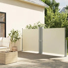Stijlvolle zijluifel voor privacy en bescherming op je terras - Crème / 140 x 1200 cm / 1 - Parasols en zonneschermen