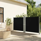 Stijlvolle zijluifel voor privacy en bescherming op je terras - Zwart / 140 x 1200 cm / 1 - Parasols en zonneschermen