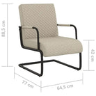 Stoel met Industrieel Design en Metalen Frame - Fauteuils & Relaxfauteuils