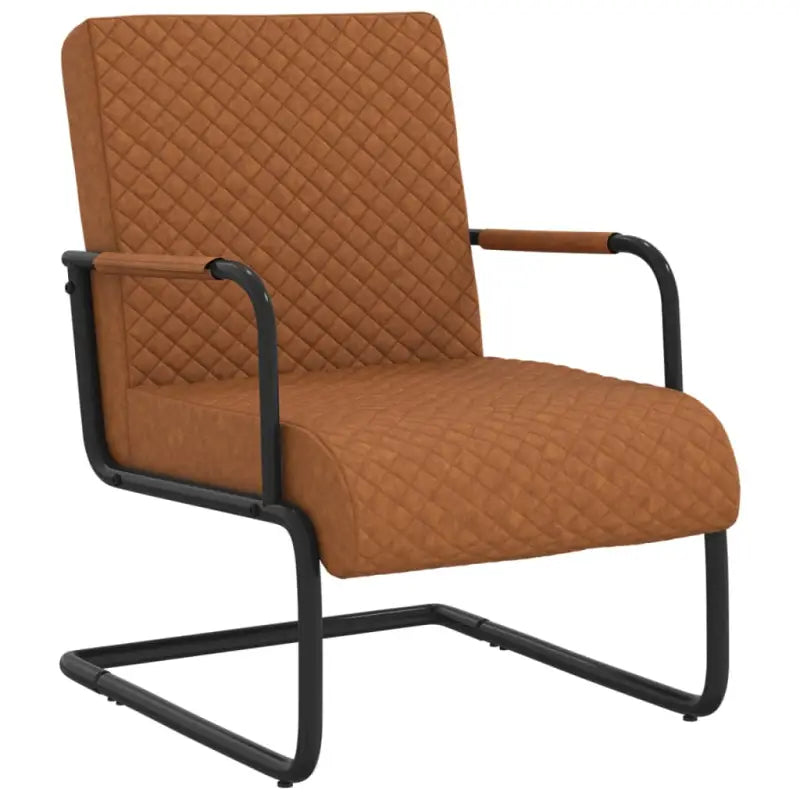 Stoel met Industrieel Design en Metalen Frame - matbruin / 1 - Fauteuils & Relaxfauteuils