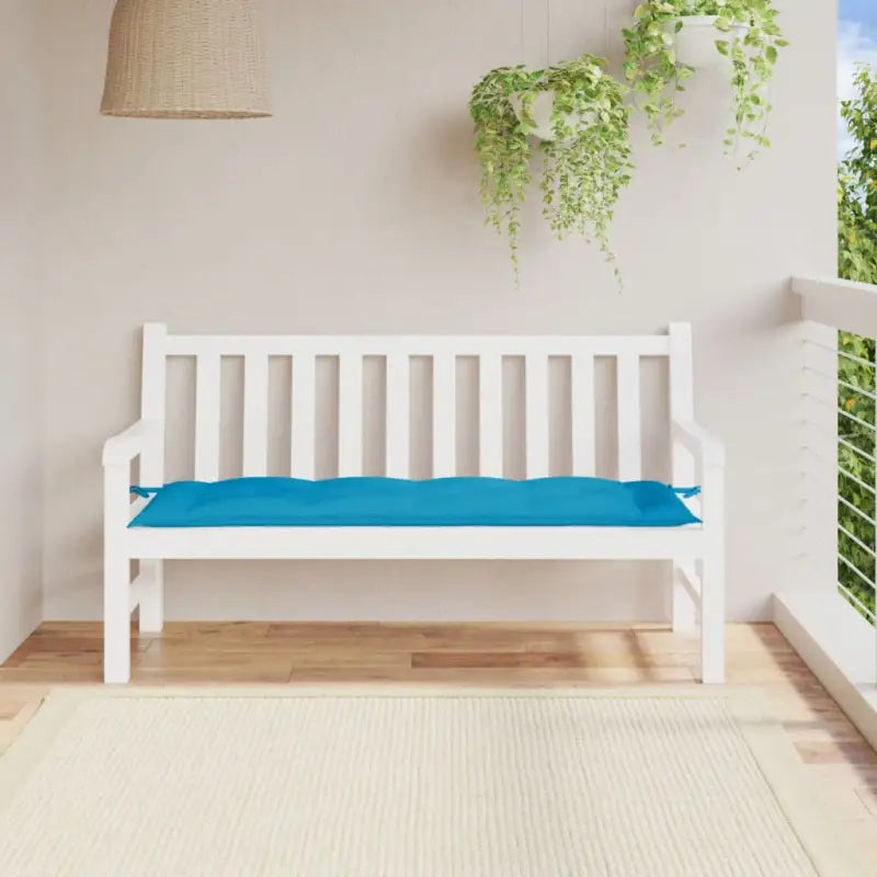 Stoelkussens met frisse uitstraling en duurzame oxford stof - lichtblauw / 150 x 50 x 7 cm / 1 - Stoelkussens