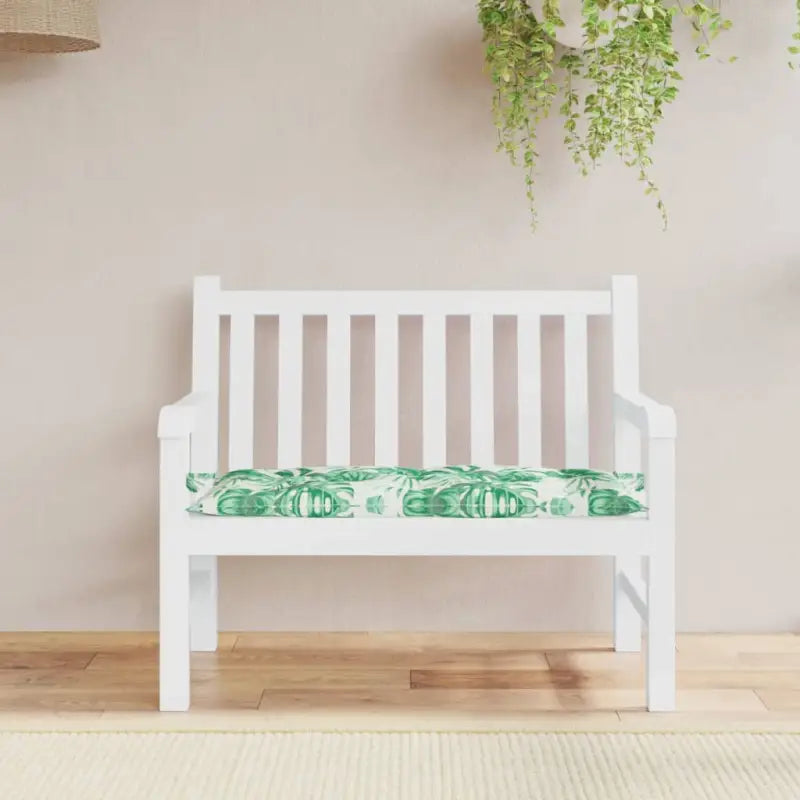 Stoelkussens met frisse uitstraling en duurzame oxford stof - Bladontwerp / 100 x 50 x 7 cm / 1 - Stoelkussens