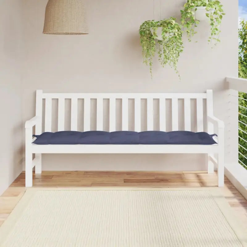 Stoelkussens met frisse uitstraling en duurzame oxford stof - Marineblauw / 180 x 50 x 7 cm / 1 - Stoelkussens
