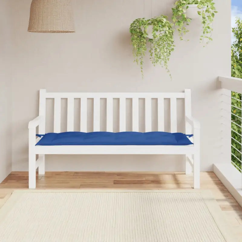 Stoelkussens met frisse uitstraling en duurzame oxford stof - Blauw / 150 x 50 x 7 cm / 1 - Stoelkussens