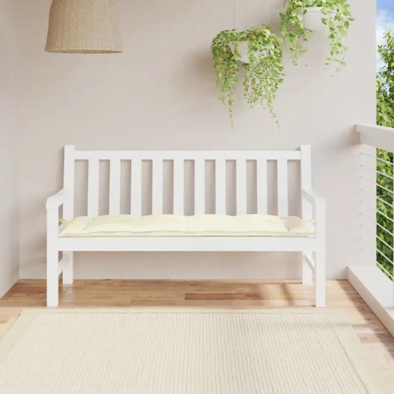 Stoelkussens met frisse uitstraling en duurzame oxford stof - Crème / 150 x 50 x 7 cm / 1 - Stoelkussens