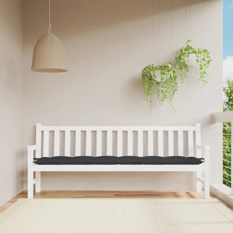 Stoelkussens met frisse uitstraling en duurzame oxford stof - Zwart / 200 x 50 x 7 cm / 1 - Stoelkussens