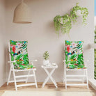 Stoelkussens met hoge rug van oxford stof voor een frisse uitstraling - Multikleur / 2 / with 2 elastic straps