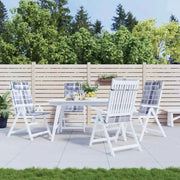 Stoelkussens met hoge rug van oxford stof voor frisse uitstraling - Stoelkussens