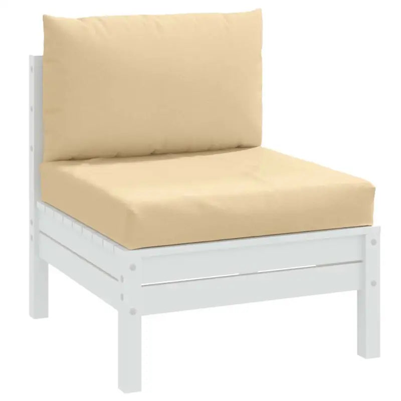 Stoelkussens met holle vezel voor een frisse uitstraling in je buitenruimte - Beige / 1 / Middenbank - Stoelkussens