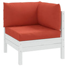 Stoelkussens met holle vezel voor een frisse uitstraling in je buitenruimte - Rood / 1 / Hoekbank - Stoelkussens