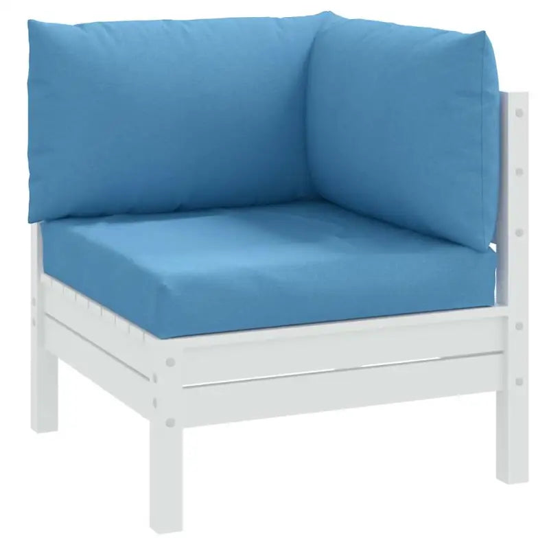 Stoelkussens met holle vezel voor een frisse uitstraling in je buitenruimte - Blauw / 1 / Hoekbank - Stoelkussens