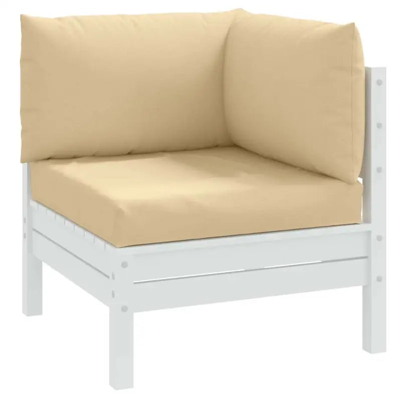 Stoelkussens met holle vezel voor een frisse uitstraling in je buitenruimte - Beige / 1 / Hoekbank - Stoelkussens