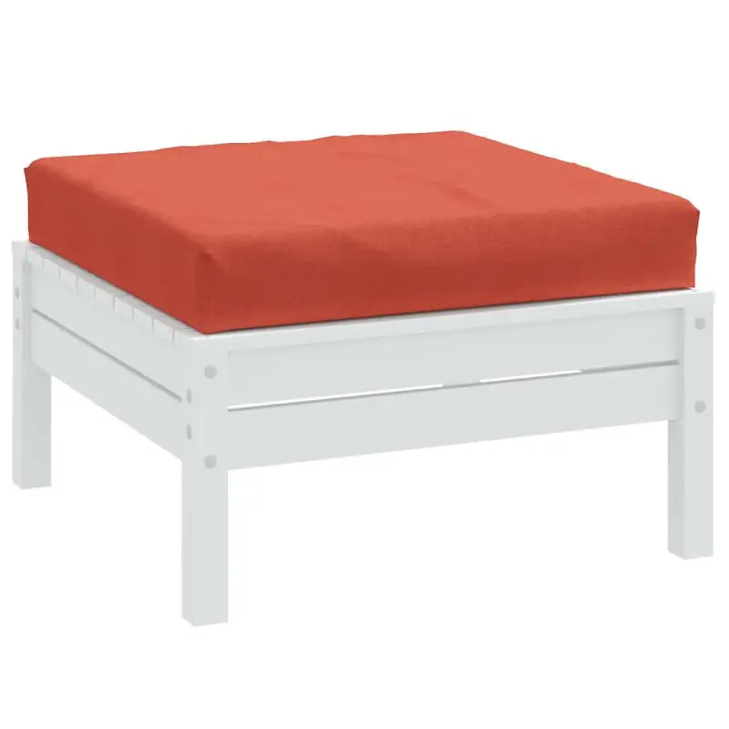 Stoelkussens met holle vezel voor een frisse uitstraling in je buitenruimte - Rood / 1 / Voetensteun - Stoelkussens