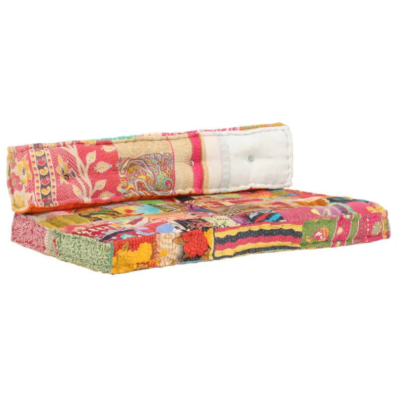 Stoelkussens met patchwork ontwerp voor een unieke en comfortabele uitstraling - Multikleur / 1 - Stoelkussens