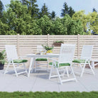 Stoelkussens van Oxford stof voor een frisse uitstraling en behoud van oorspronkelijke vorm - Bladpatroon / 40 x 40 x 7
