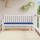 Stoelkussens van oxford stof voor een frisse uitstraling in je tuin - koningsblauw / 200 x 50 x 3 cm / 1 - Stoelkussens