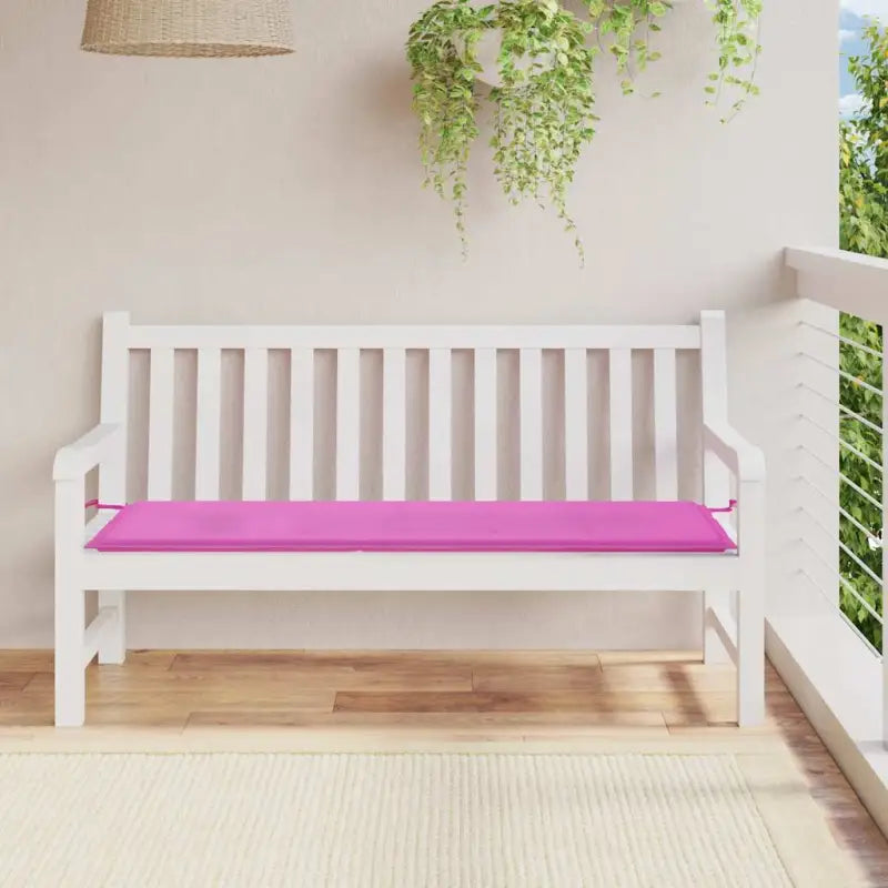 Stoelkussens van oxford stof voor een frisse uitstraling in je tuin - Roze / 150 x 50 x 3 cm / 1 - Stoelkussens