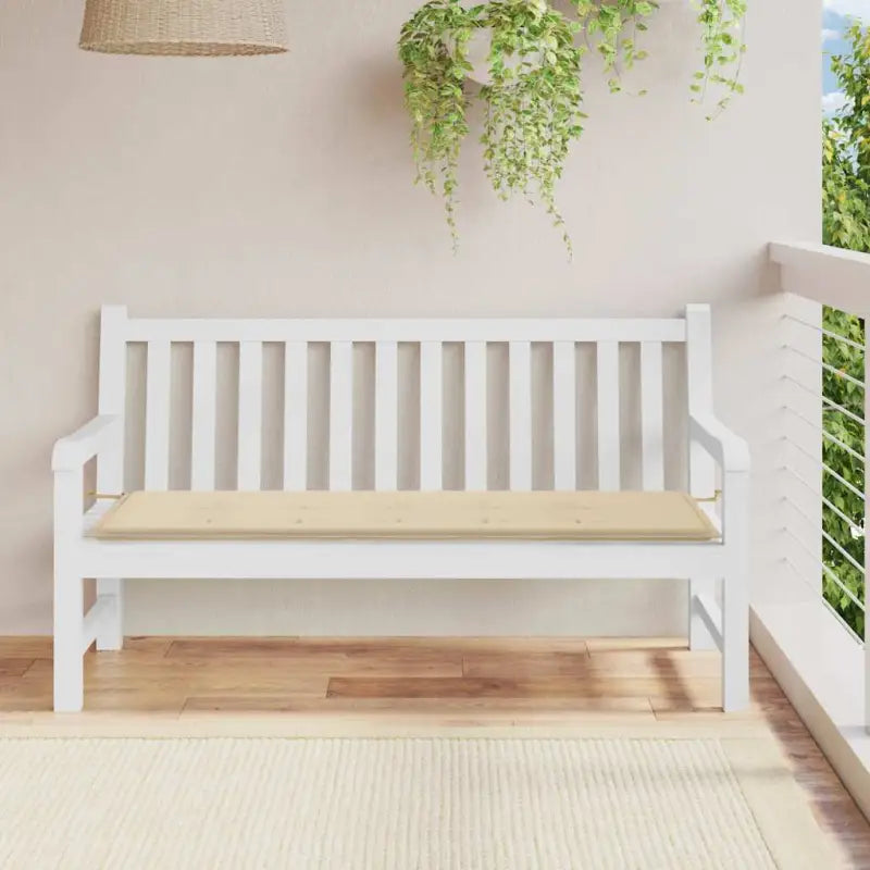 Stoelkussens van oxford stof voor een frisse uitstraling in je tuin - Beige / 150 x 50 x 3 cm / 1 - Stoelkussens